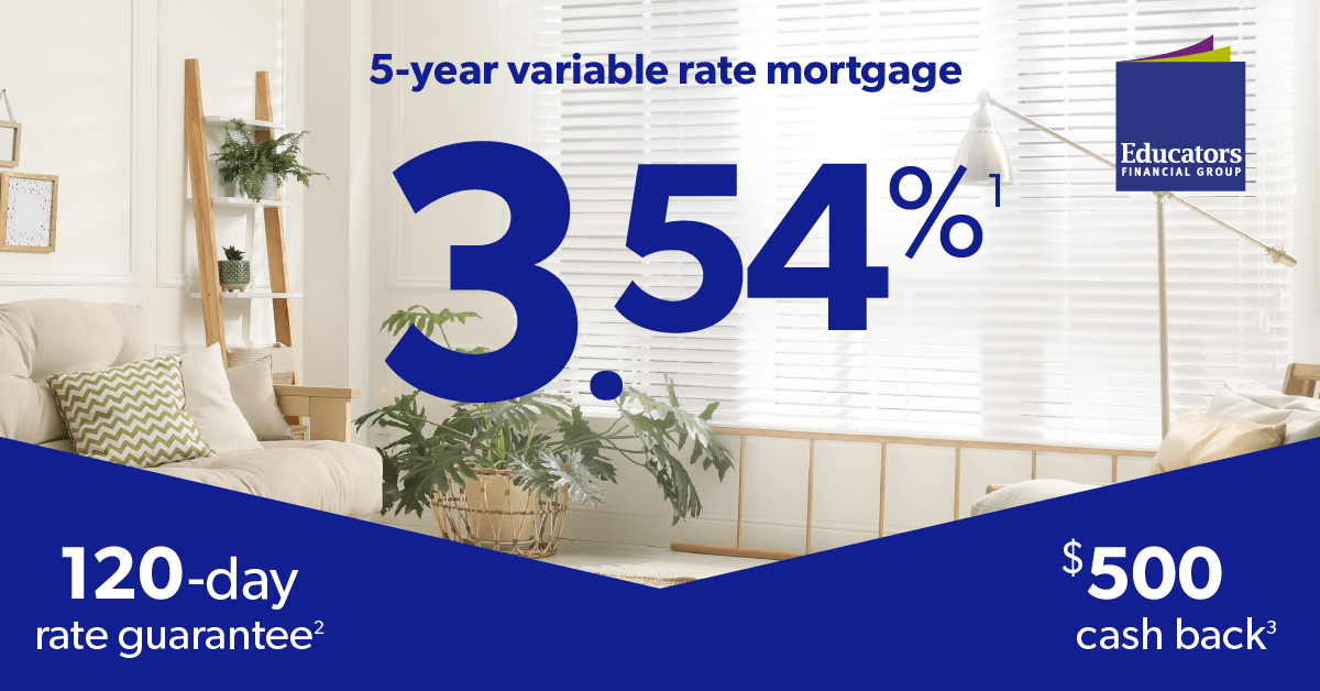 Lock in a great mortgage rate starting from 3.59%* - Educators ...